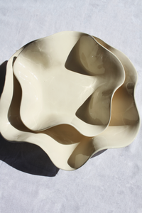 Small Gaia Bowl in Cream