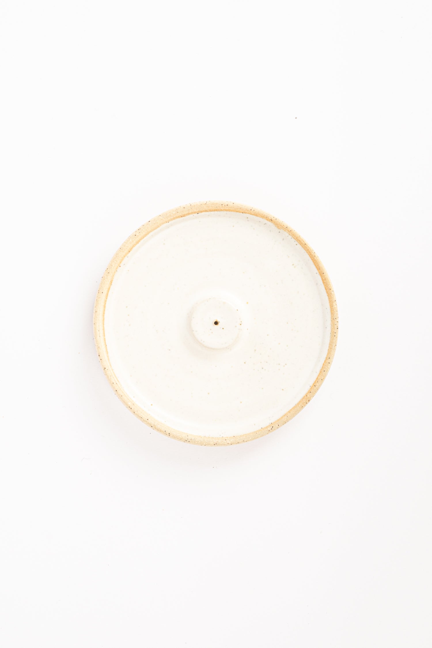 Ceramic Incense Holder — Cream