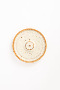 Ceramic Incense Holder — Speckle Cream