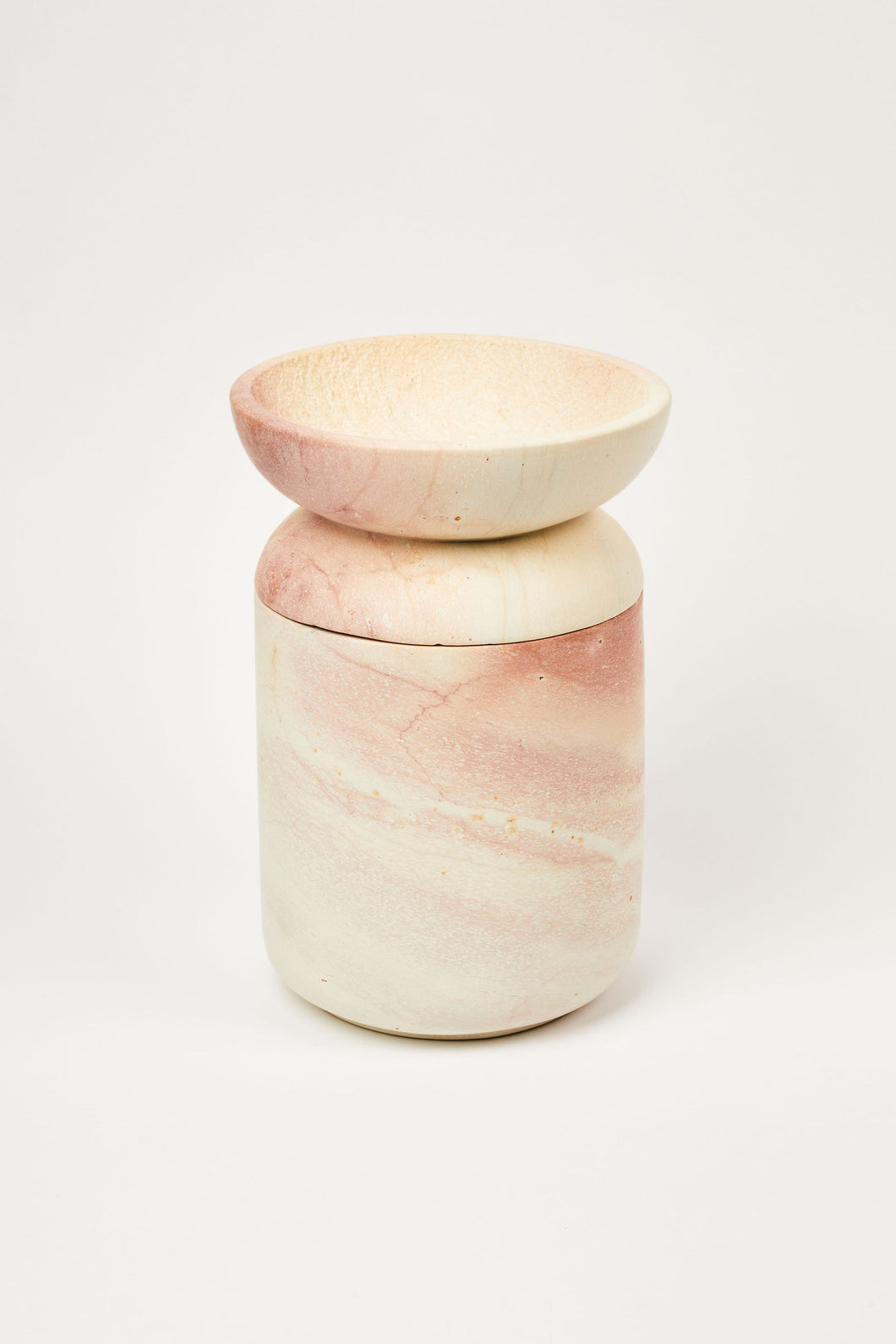 Amina Bowl Large — Pink Stone