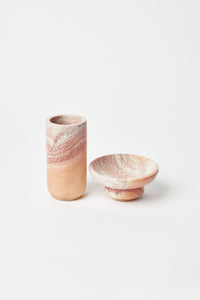 Amina Bowl Small — Pink Stone