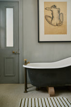 Load image into Gallery viewer, Echo (Bath Mat) in Caper &amp; Chalk

