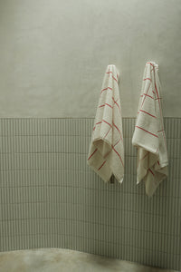 Bethell (Bath) Towel in Paloma Sun & Ecru