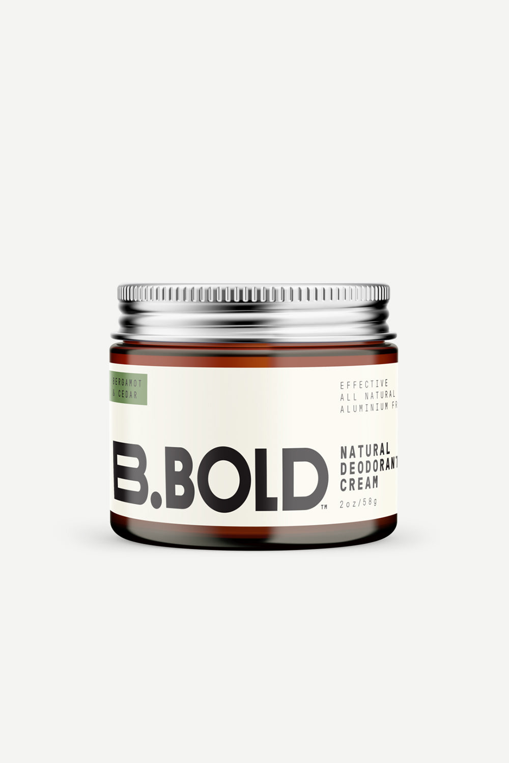 Natural Deodorant — Bergamot & Cedar