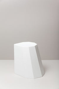 Arnold Circus Stool in White