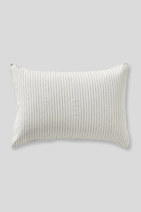 100% Linen Pillowslip Set (of two) in Pinstripe Navy
