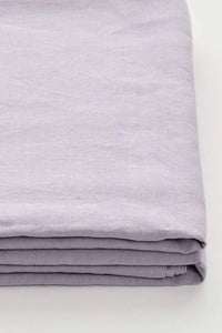 100% Linen Fitted Sheet in Lilac