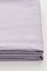 100% Linen Flat Sheet in Lilac