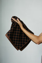 Load image into Gallery viewer, Josephine (Hand) Towel in Tabac &amp; Noir
