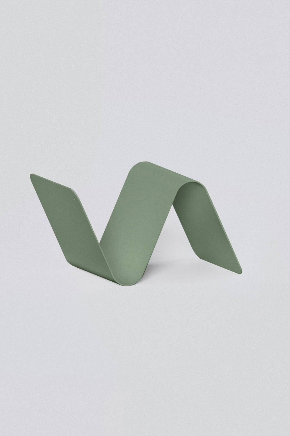 Wavy Magazine Stand — Sage