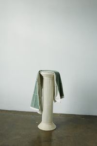 Miles (Bath) Sheet in Sage & Chalk