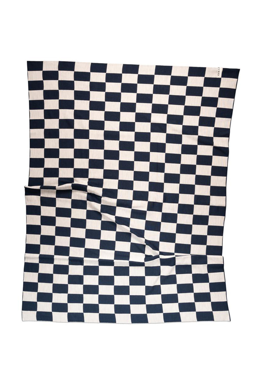 Curio Blanket – Navy Check