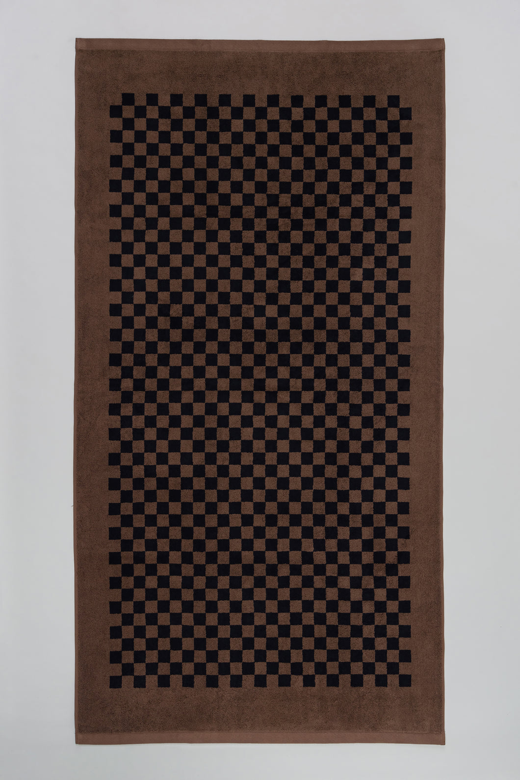 Roman (Pool) Towel in Tabac & Noir