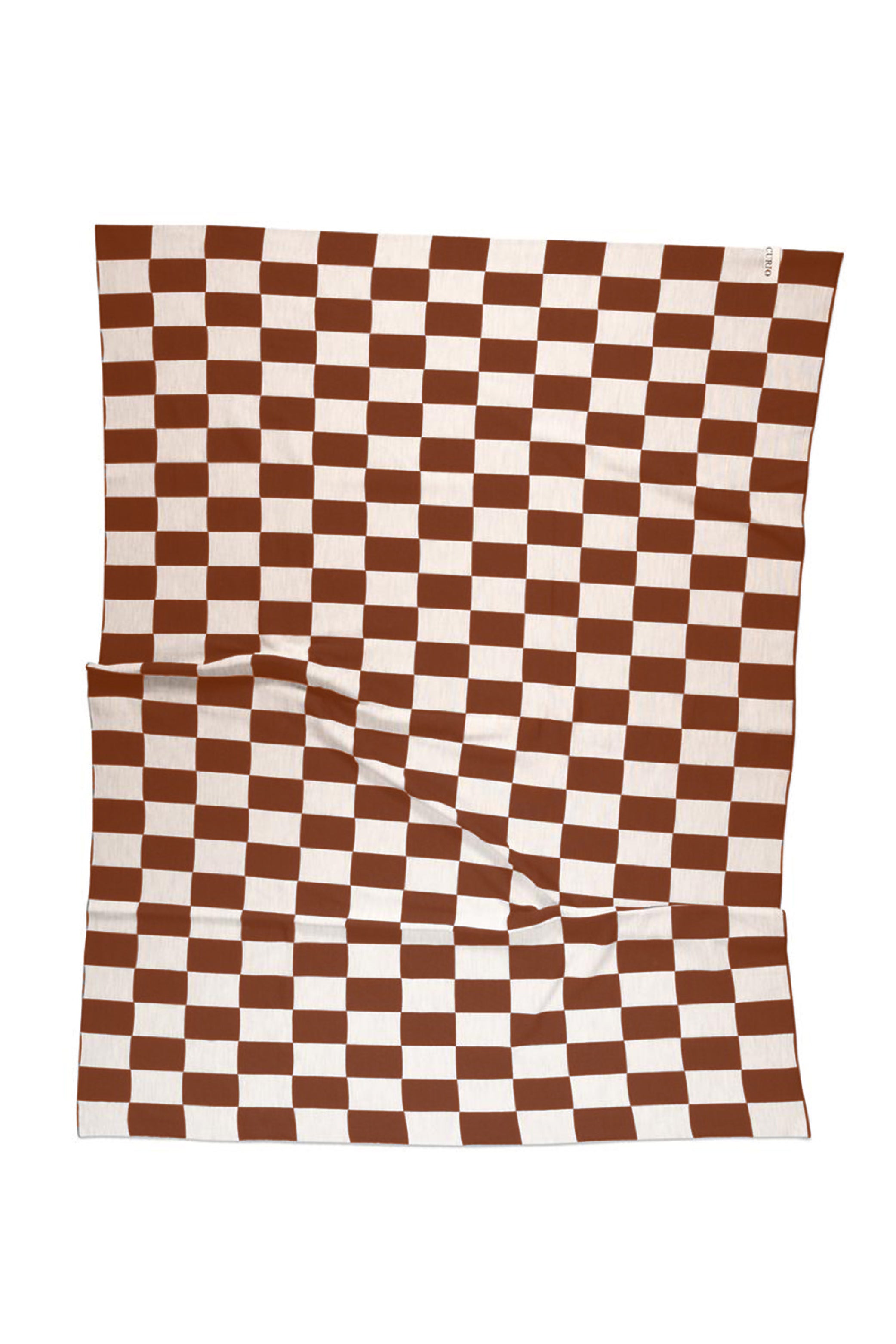 Curio Blanket – Chocolate Mousse Check