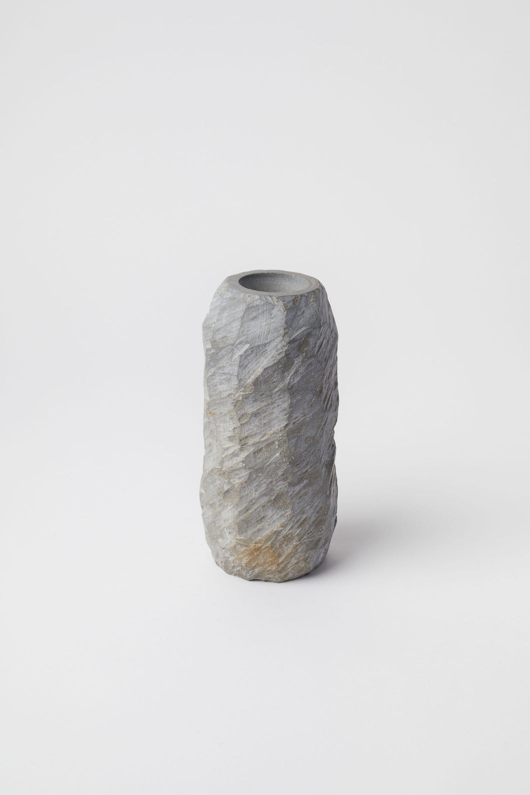 Textured Vessel — Grey Stone