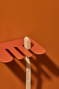 Toothbrush Shelf (Small) in Burnt Orange