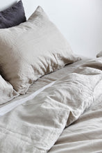 Load image into Gallery viewer, 100% Linen Duvet Cover in Dove Grey
