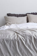 Load image into Gallery viewer, 100% Linen Duvet Cover in Dove Grey
