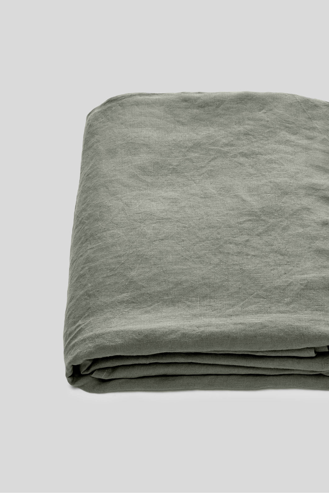 100% Linen Fitted Sheet in Khaki