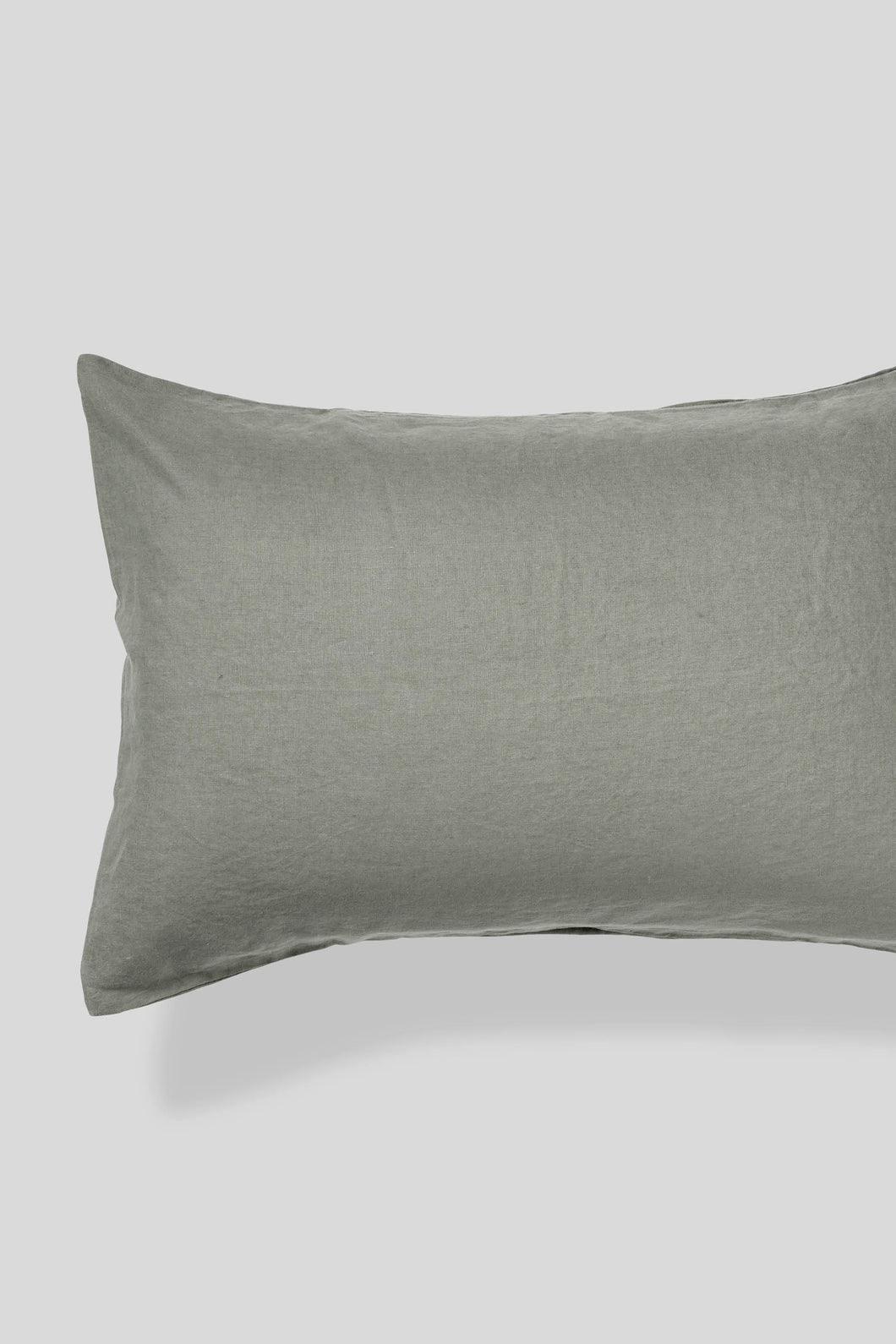 100% Linen Pillowslip Set (of two) in Khaki