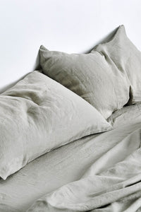 100% Linen Pillowslip Set (of two) in Stone