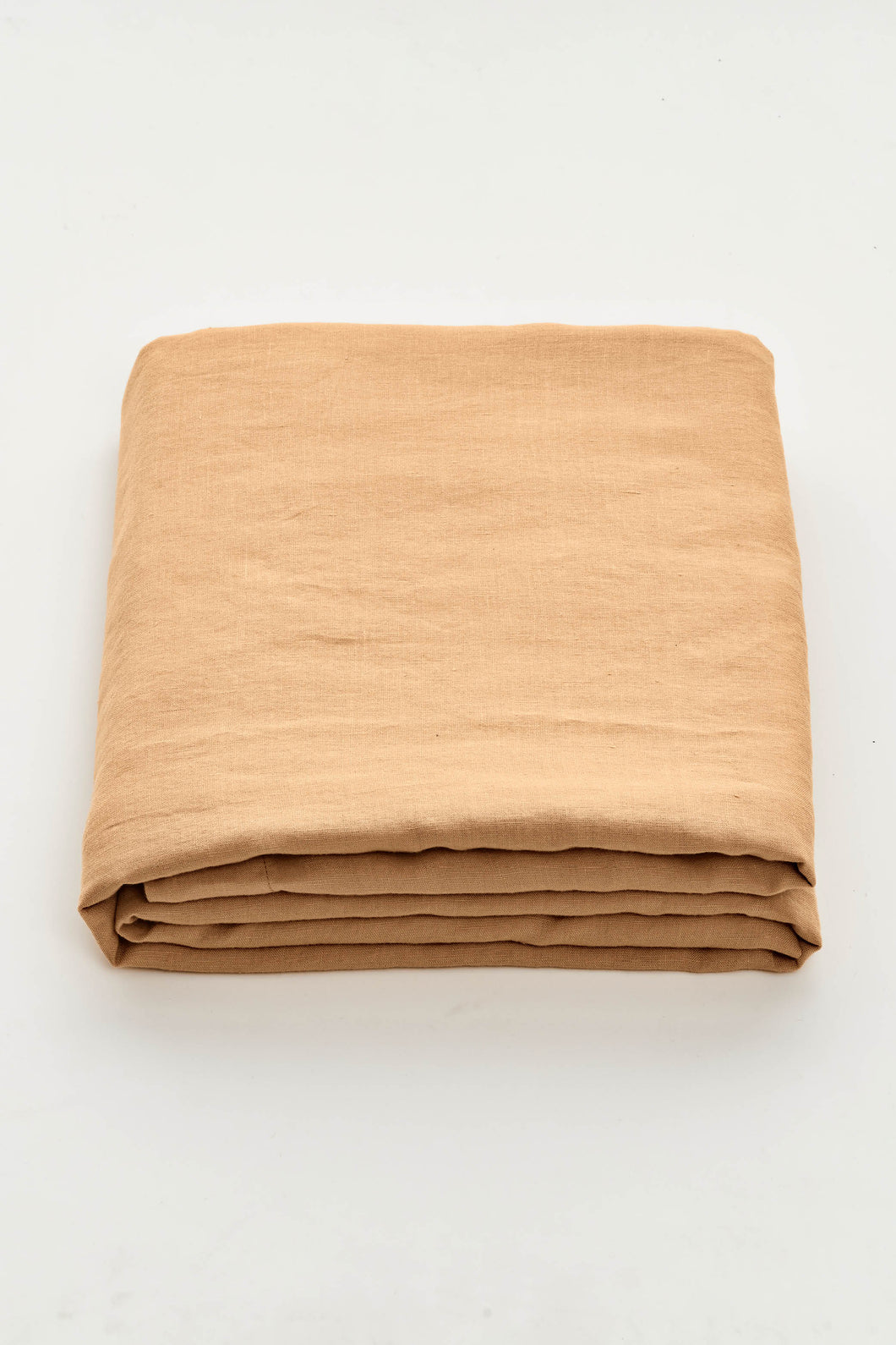100% Linen Fitted Sheet in Tan