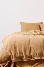 Load image into Gallery viewer, 100% Linen Duvet Cover in Tan
