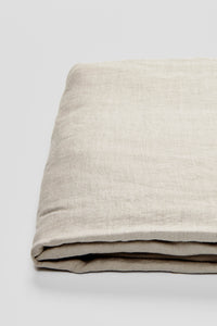 100% Linen Fitted Sheet in Dove Grey